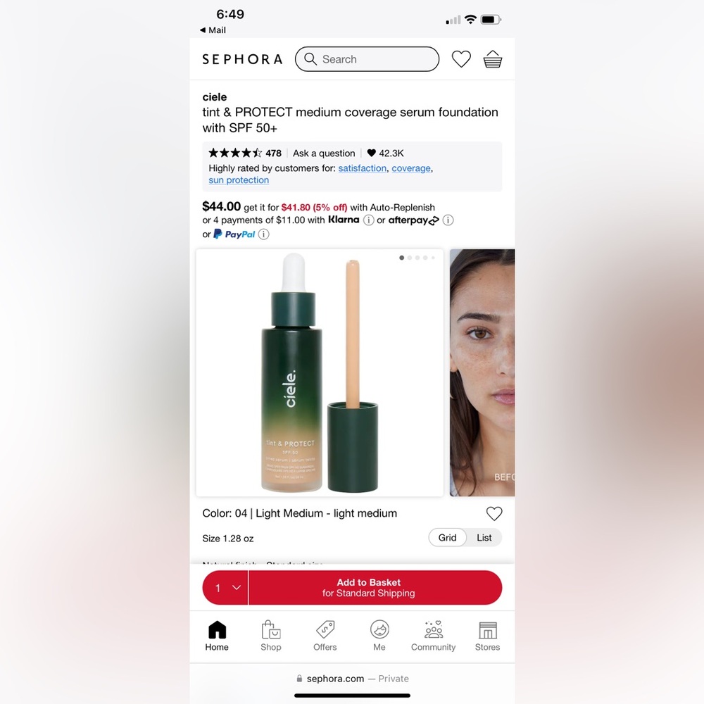 Ciele spf50 foundation